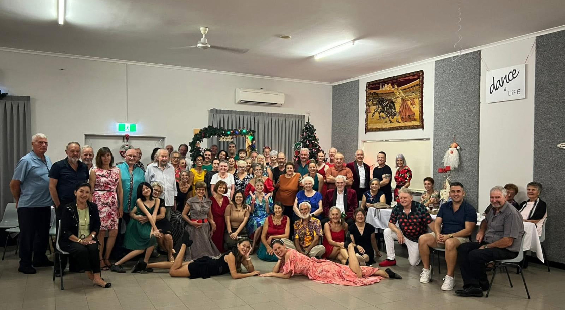 dance4Life FNQ community group photo at Hispanic Club Mareeba