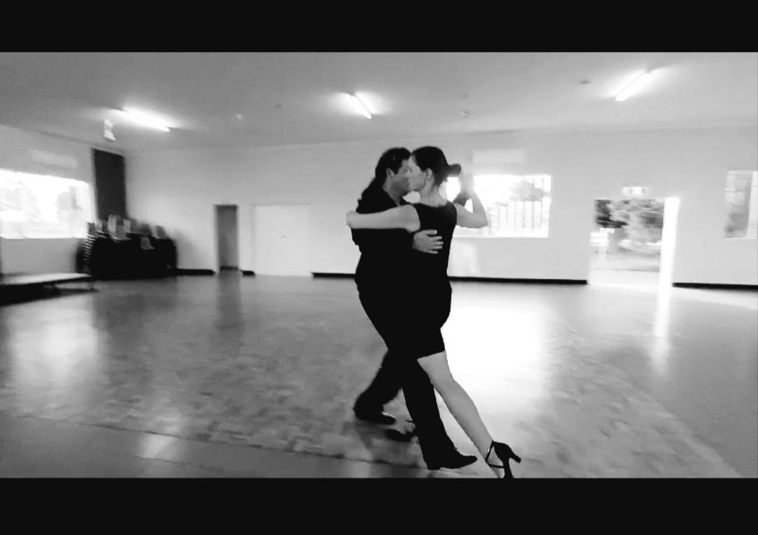 Ballroom dance couple at dance4Life FNQ Mareeba dance studio